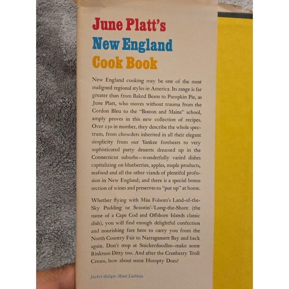 June Platt's New England Cook Book Kitchen Recipes Instructions